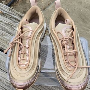 Nike Air Max 97 Ultra Metalic Bronce. Women's size 8. Pre-owned.